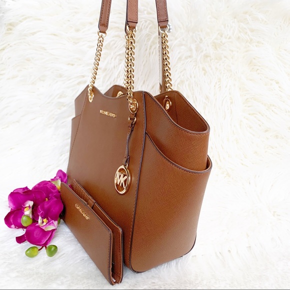 NWT Michael Kors Chain Shoulder Bag & Bfold Wallet - Picture 3 of 7